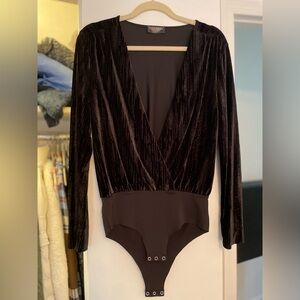 Zara black body suit size Small